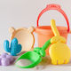 Σετ Κουβαδάκια Παραλίας Mini Soft Orange 6τμχ Kiokids