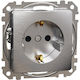 Schneider Electric Single Silver Power Socket