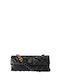 Kensington Leather Women's Flap Bag Black