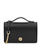 Black Leather Women's Clutch