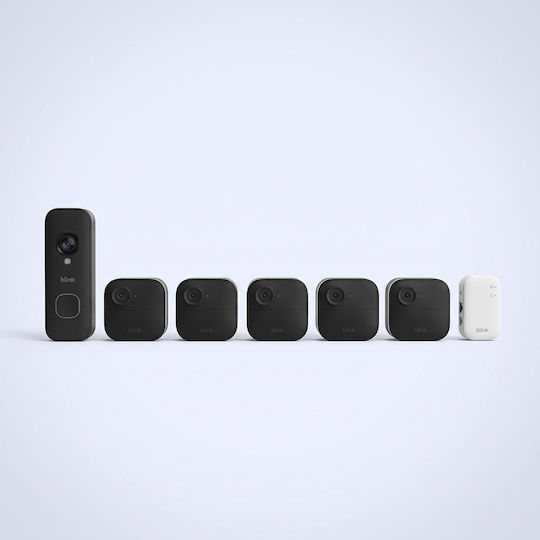 Blink Wireless Doorbell with Camera Wi-Fi Compatible with Alexa Black
