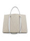 Ninetonine Women's White Tote Bag