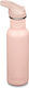 Classic Narrow Stainless Steel Kids Water Bottle with Straw Orange 532ml