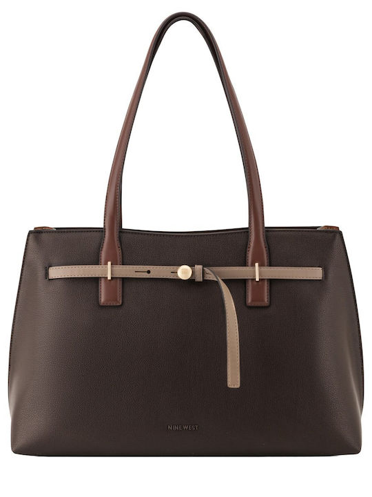 Tayci Women's Brown Multi Tote Bag