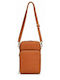 Damen-Handytasche in Tabakbraun B255-B