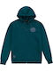Kapuzenjacke in Petrolblau