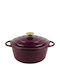 Hage Round Cast Iron Dutch Oven 26cm 5lt