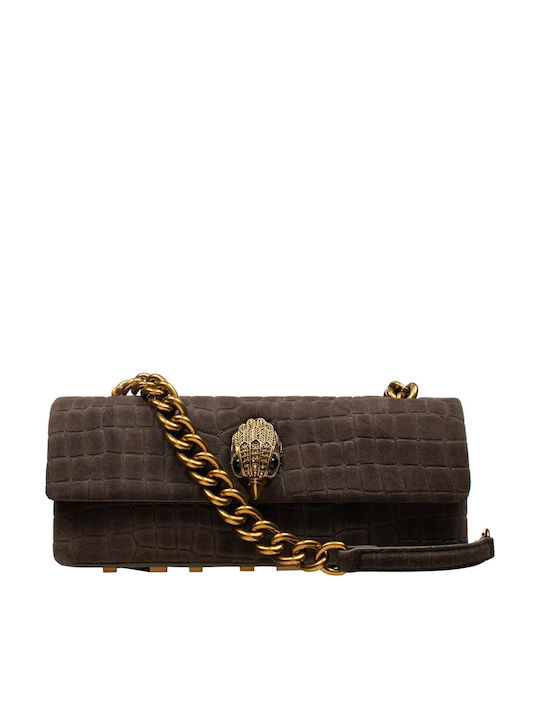 Kensington Women's Flap Bag Suede Brown Multi