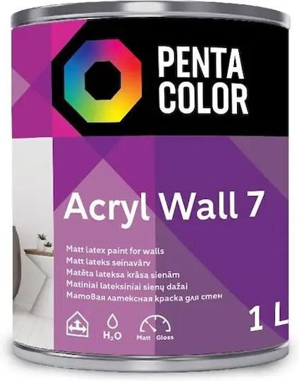 Pentacolor Interior Water-Based Emulsion Paint White for Indoor Use