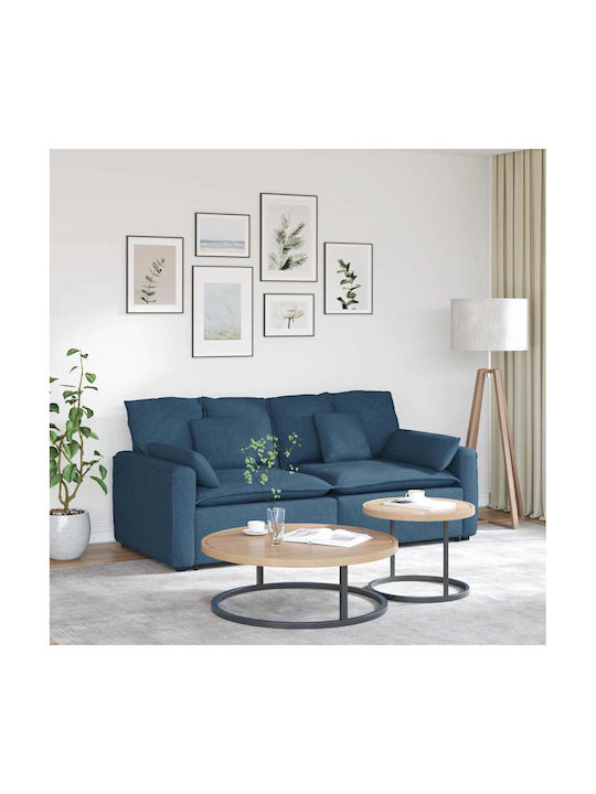Two-Seater Sofa Blue 224x105x64 cm