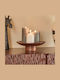 Bol Decorativ din Lemn Maro 26x26x7.5cm
