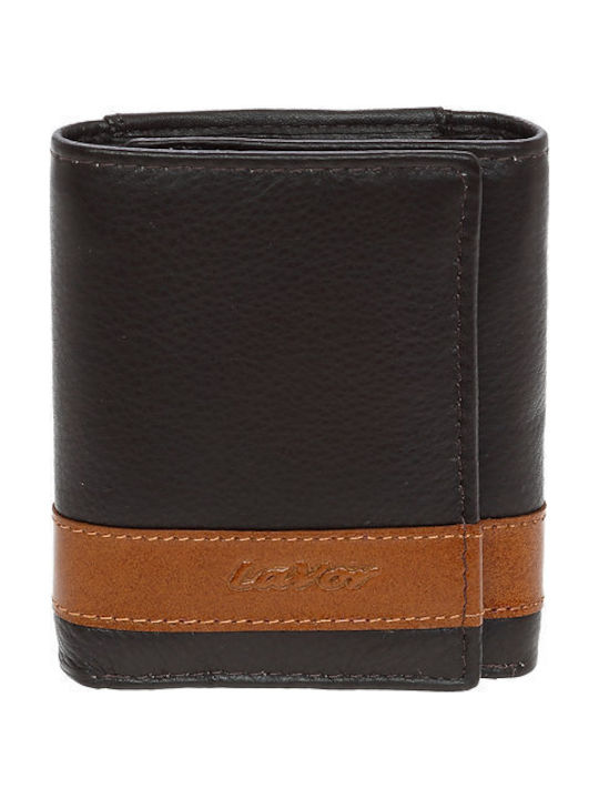 Lavor Brown Leather Men's Wallet with RFID