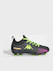 FG 3356560003-Black Kids Soccer Cleats with Molded Black Cleats