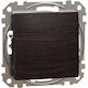 Schneider Electric Sedna Recessed Wall Switch Without Frame Brown