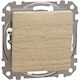 Schneider Electric Recessed Wall Switch Without Frame Aller Retour Beige