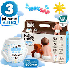 bébémarc No. 3 για 6-11kg 44τμχ bébémarc No. 3 για 6-11kg 44τμχ