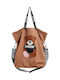 Fabric Women's Tote Bag Camel