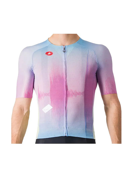 Castelli Herren-Kurzarm-Fahrradtrikot Mehrfarbig