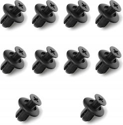 10x Clip Clamp Hyundai Kia Mazda Wheel Arch Liner 8 Mm
