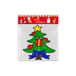 Autocolante pentru Geam Xmas Magic Glass 18cm Brad de Crăciun Fundă Albastră Autocolante pentru Geam Xmas Magic Glass 18cm Brad de Crăciun Fundă Albastră