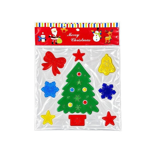 Festive Xmas Αυτοκόλλητα Τζαμιού 20x19.5cm Xmas Trees