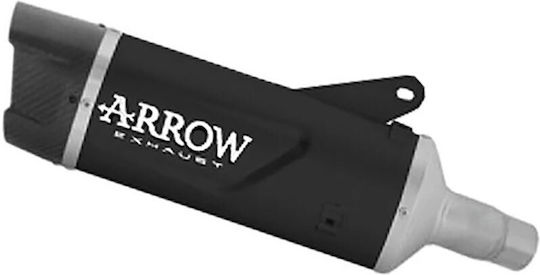 Arrow Auspuff Aluminium Dark Indy Race Evo Carbon-Endkappe Qjmotor Srk 800 Rr '24-'25 71996akn.alum Dark