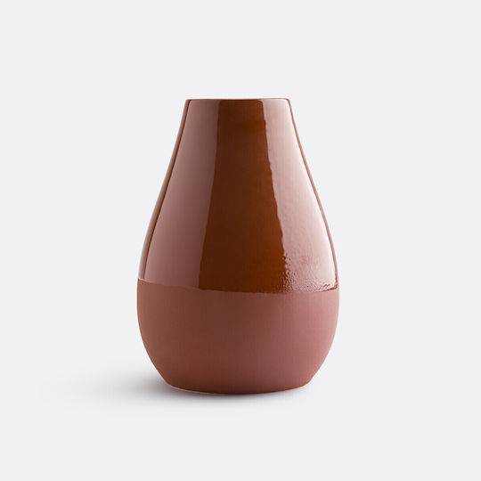 La Redoute Interieurs Vazǎ Ceramică Maro 13x13xÎ19cm La Redoute Interieurs Vazǎ Ceramică Maro 13x13xÎ19cm