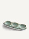 Am.Pm Platou Din Ceramică Albastru L38xL12cm