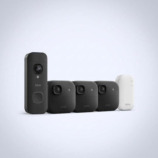 Blink Wireless Doorbell with Wi-Fi Camera Black