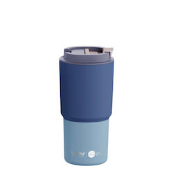 Asobu Pick Me Up Ποτήρι Θερμός 650ml Pastel Blue