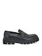 Leather Men's Loafers in Black