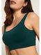 Women's Green Sports Bra