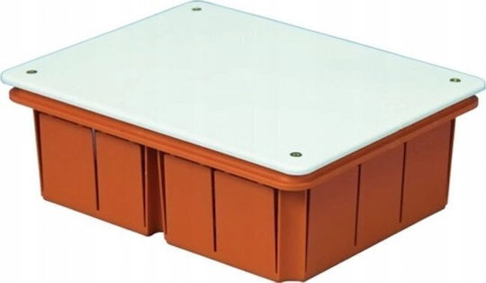 PAWBOL Recessed Electrical Junction Box IP30 in Orange Color