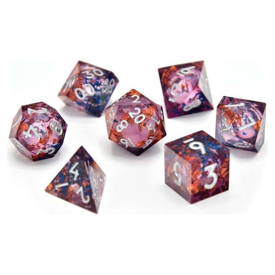 Critstones Liquid Core Σετ Ζαριών Fey Mist Σετ 7 Τεμάχια