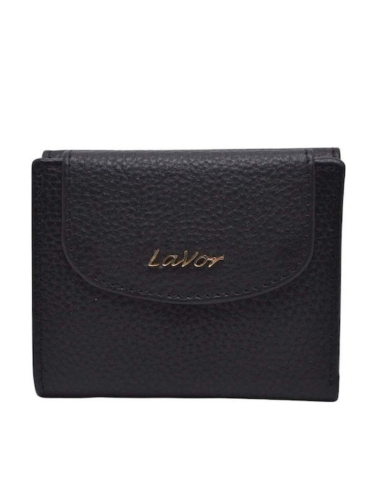Lavor Small Leather Women's Wallet with RFID Black