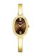 Women's 30mm Battery Watch with Gold Stainless Steel Bracelet