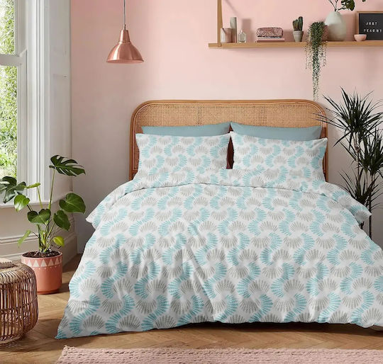 Cokitex Celine Emerald Winter Pleasure Super-Double Fitted Bed Sheet Set 175x200+35cm Emerald (4pcs)