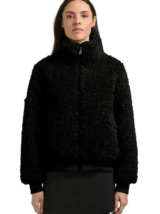 Damen Winterjacke Schwarz