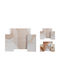 Koopman Handmade Decorative Fabric Tapestry 1cm 3 pcs (Various Colors)