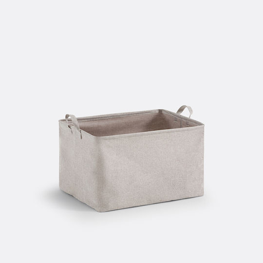 La Redoute Interieurs Dekorativer Kunststoffkorb mit Griffen, Grau, 50 cm