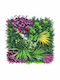 Oxford Home Artificial Foliage Panel Luxury Wall Cladding 50x50cm