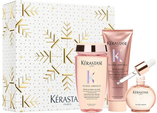 Gloss Absolu Σετ Θεραπείας Μαλλιών για Φριζαρισμένα Μαλλιά με Σαμπουάν, Conditioner & Λάδι 3τμχ