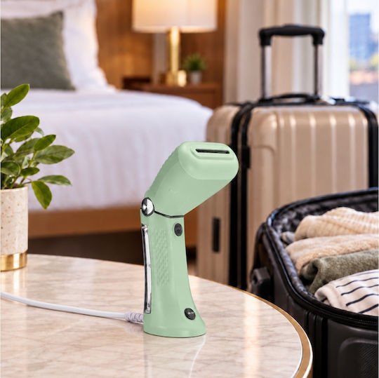 Conair Ръчен Парен Уред за Дрехи 1200 W с Резервоар 80 ml Зелен
