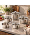 Tefal Duetto 5-Piece Stainless Steel Cookware Set