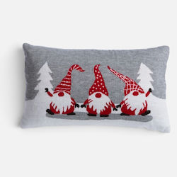 Nef-Nef Homeware Dwarfs Red Pernă Decorativă de Crăciun Oblongă Roșie 30x50 cm Nef-Nef Homeware Dwarfs Red Pernă Decorativă de Crăciun Oblongă Roșie 30x50 cm