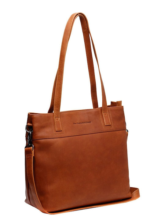 Nola Leather Women's Tote Bag Tabac Brown