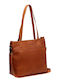 Nola Leather Women's Tote Bag Tabac Brown