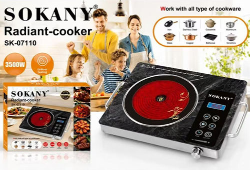 Sokany Επιτραπέζια Εστία Κεραμική Μονή