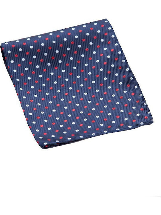 Men’s Silky Navy Blue Pocket Handkerchief
