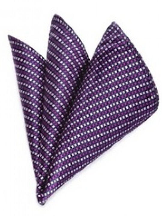 Men's Silk Purple Pocket Square